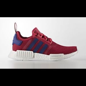 Women's NMD Cranberry and Navy Blue Sz 6.5